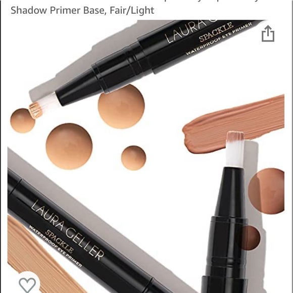 LAURA GELLER SPACKLE- SKIN PERFECTING WATERPROOF EYE PRIMER- FAIR/LIGHT - Picture 3 of 9